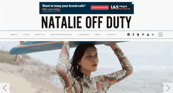 Desktop Screenshot of natalieoffduty.com